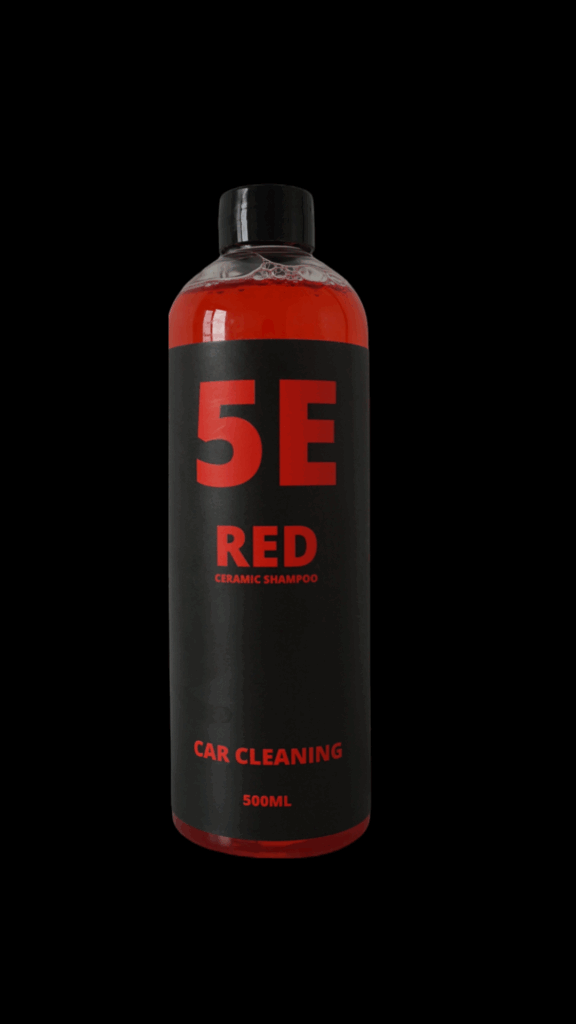 Bouteille de Shampooing rouge pour voiture