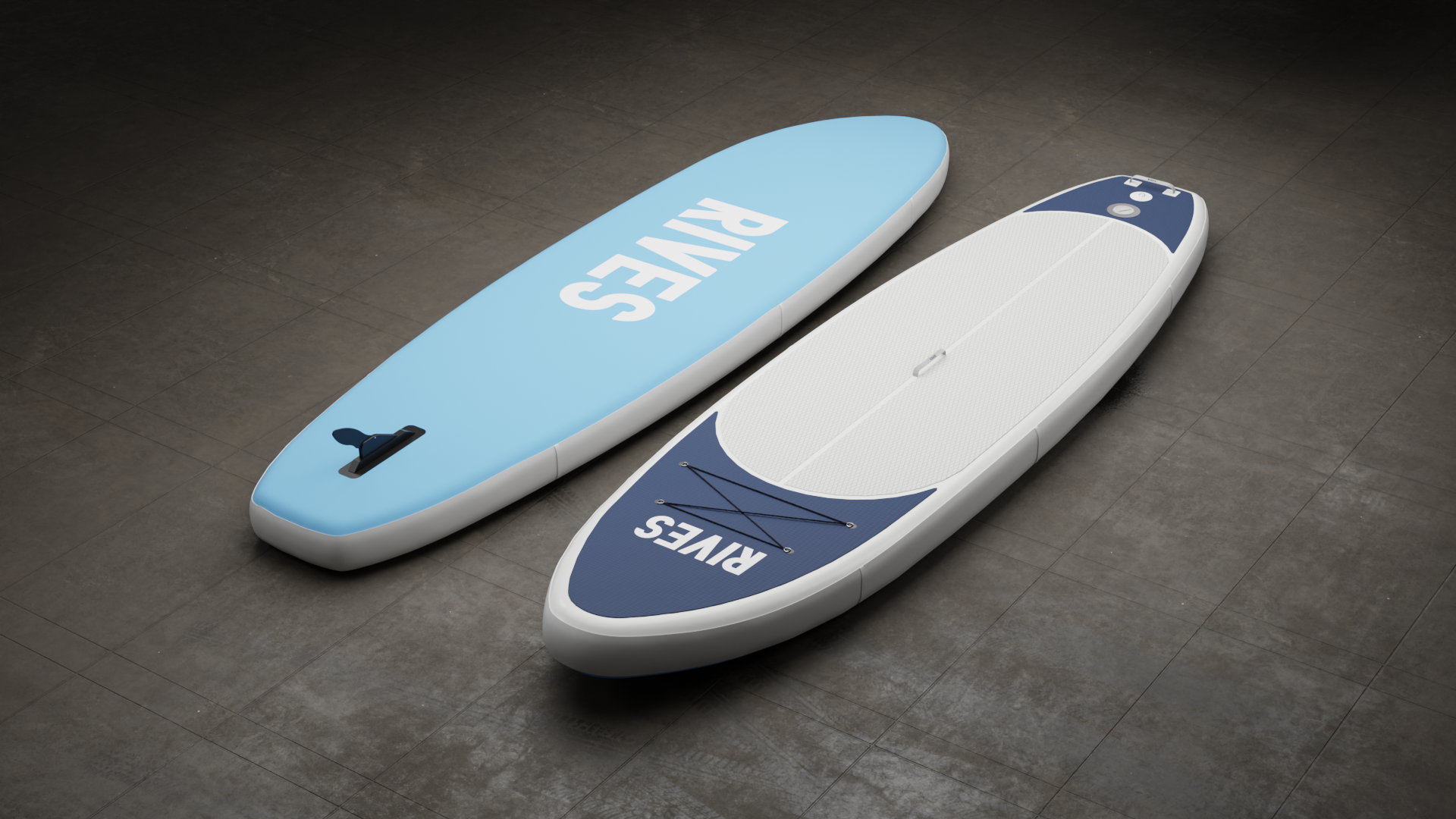 RIVES — modélisation et textures du paddle